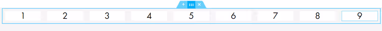 Elementor columns with numbering to check layout