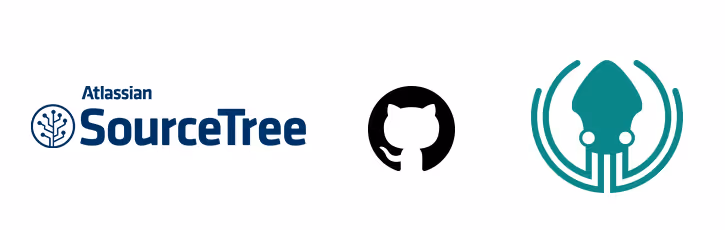Logotipos de clientes de Git y plataformas de alojamiento de repositorios