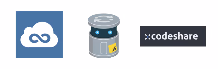 Interfaz de un sandbox de código en línea con paneles de HTML, CSS y JavaScript