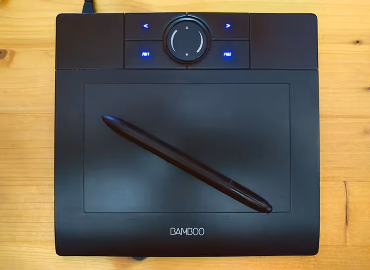 Wacom pen button settings window with function key assignments