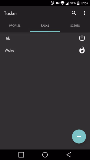 Настройки монитора Tasker для отключения постоянного уведомления