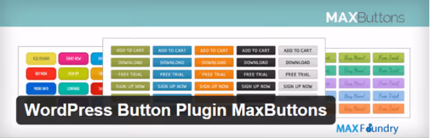 Interfaccia dell'editor di pulsanti MaxButtons con anteprima dal vivo