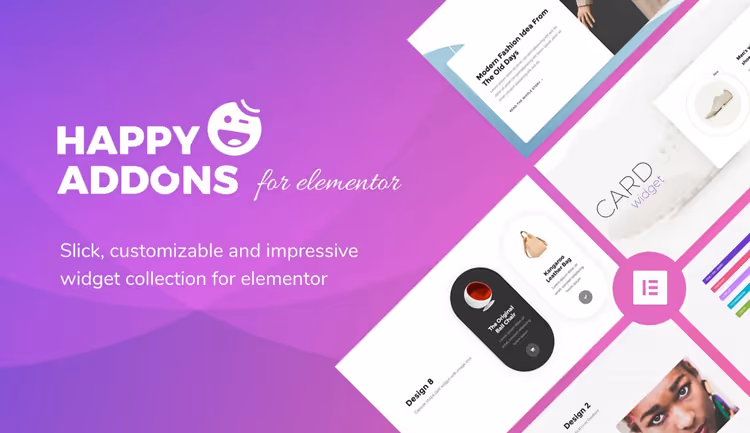 Happy Addons widgetpanel i Elementor