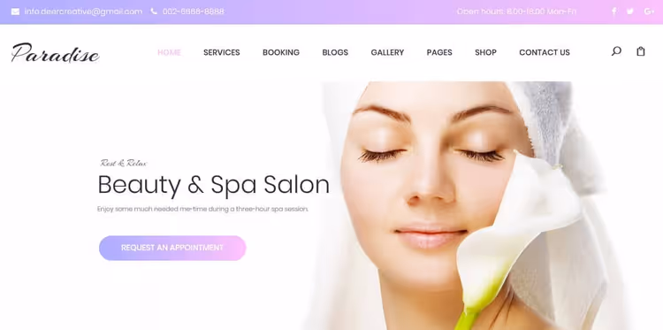 Divi, visual builder with spa layout and dozens of ready templates