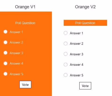 Выбор шаблона дизайна для опроса в YOP Poll