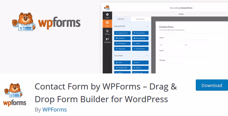 Конструктор опросов в плагине WPForms для WordPress