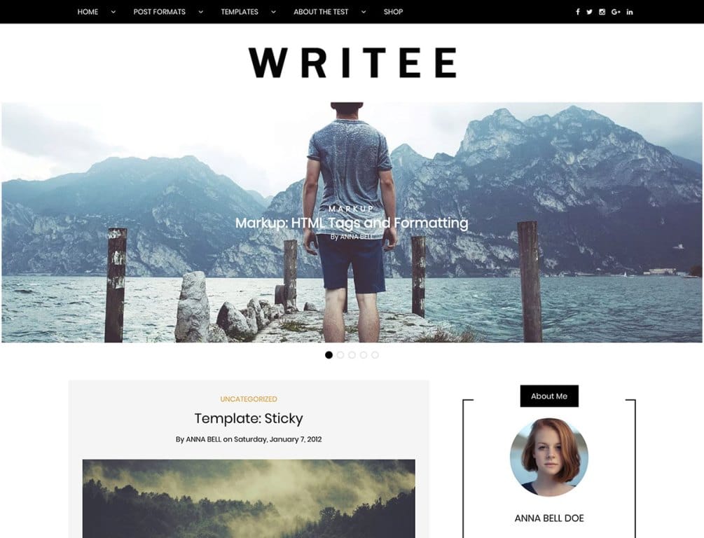 40+ лучших бесплатных тем WordPress для писателей и блогеров
