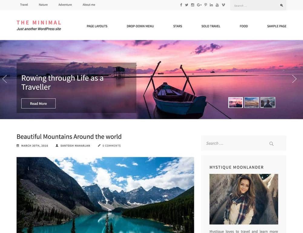 40+ лучших бесплатных тем WordPress для писателей и блогеров