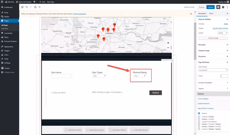 Adding filter fields to Toolset custom search