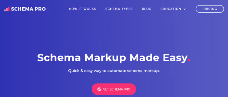 Schema Pro Plugin-Einstellungsseite im WordPress-Admin