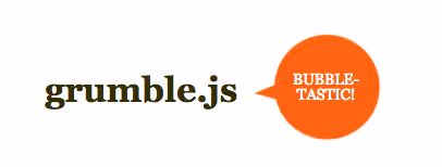 Grumble.js, Tooltip in Form einer Sprechblase mit Drehfunktion