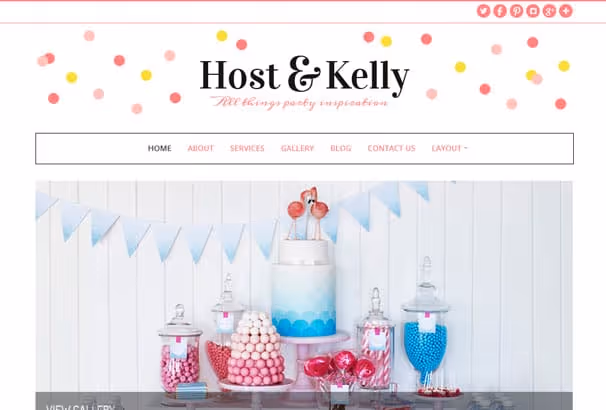 Kelly-tema for festplanleggere med Etsy-lenker