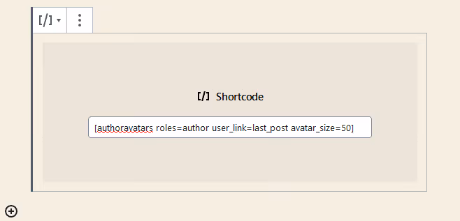Author Avatars List widget settings in WordPress
