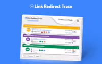 Fenêtre contextuelle Link Redirect Trace avec en-têtes HTTP