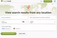 Vérification de SERP locale BrightLocal
