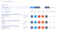 Données de popularité de contenu BuzzSumo