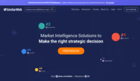Panneau d'analyse de trafic SimilarWeb