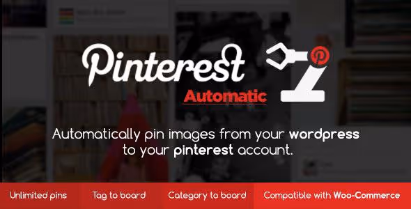 📌 Pinterest Automatic Pin: ett plugin för automatisk publicering från WordPress till Pinterest