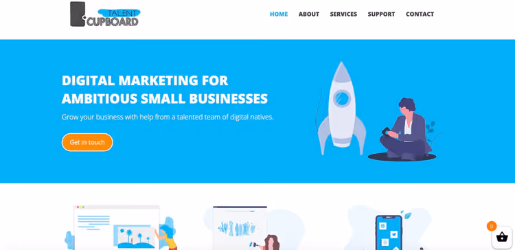 Curriculum digitale freelance su Talent Cupboard