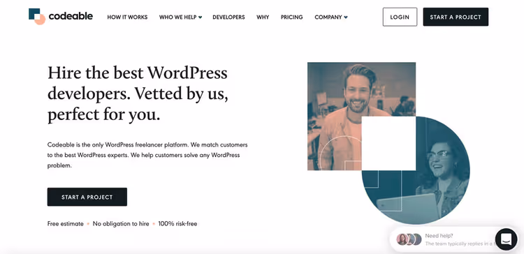 Progetti WordPress su Codeable per sviluppatori