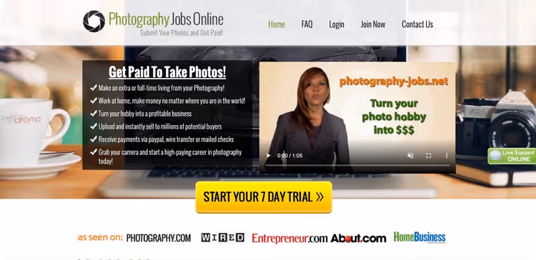 Portfolio fotografo su Photography Job Online con vendita foto