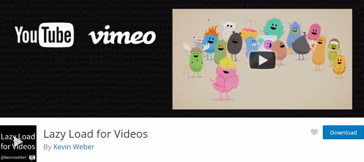 Lazy Load for Videos-Plugin für verzögertes Laden von Videos