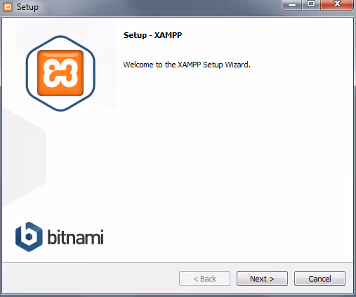 XAMPP-Komponentenauswahl mit MySQL und phpMyAdmin angehakt