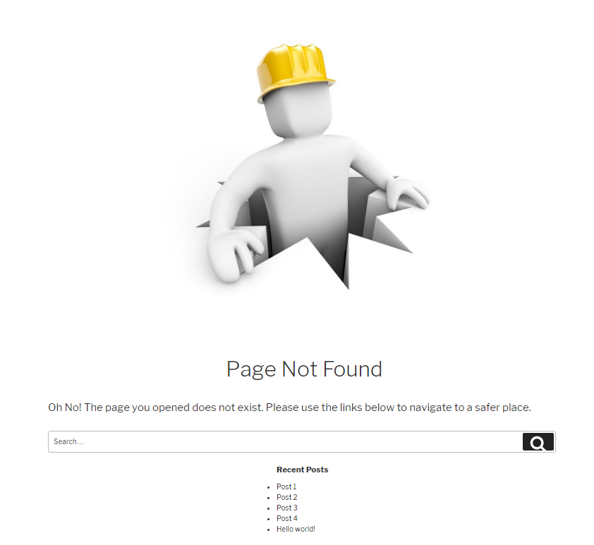 Узнайте, как настроить страницу с ошибкой 404 в WordPress