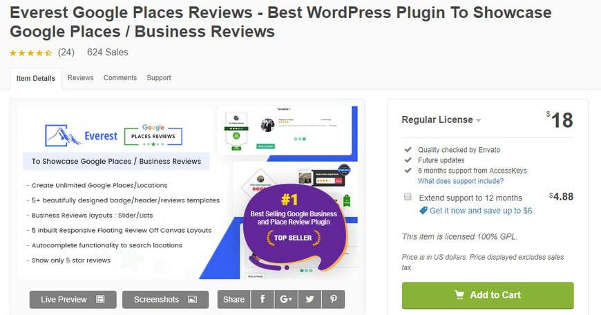 10+ лучших плагинов Google Reviews для WordPress