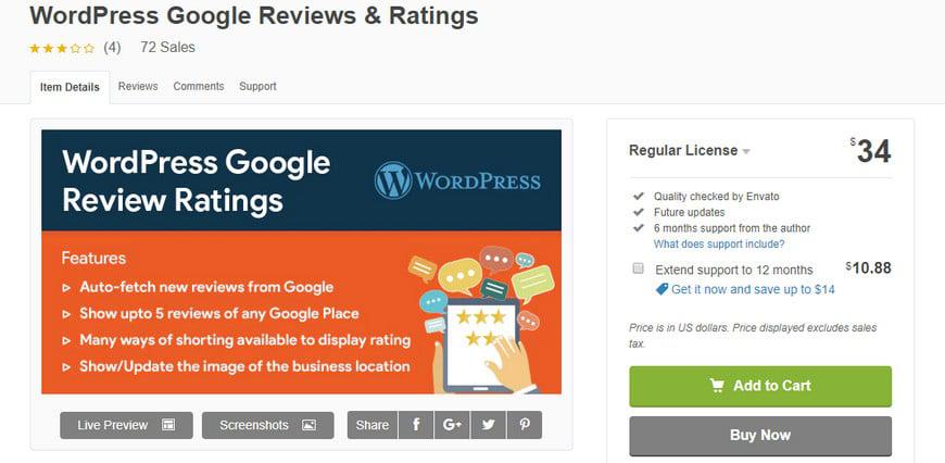 10+ лучших плагинов Google Reviews для WordPress