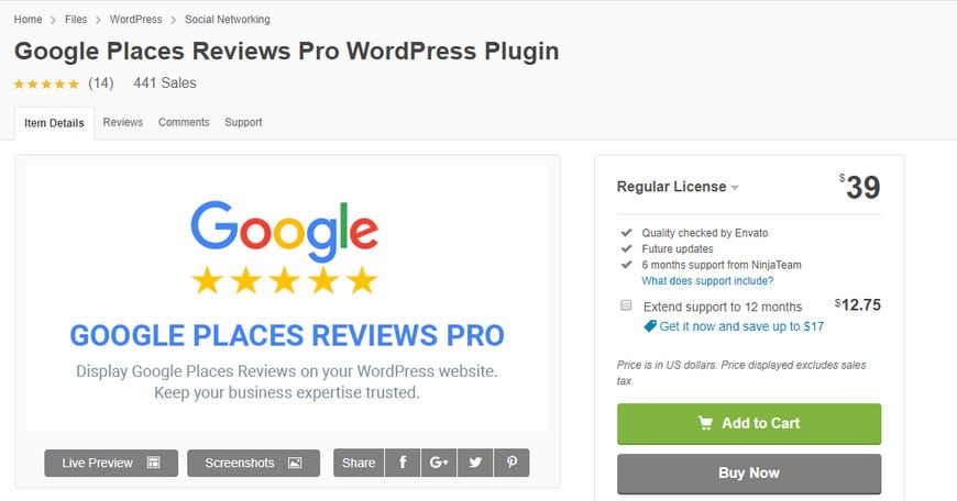 10+ лучших плагинов Google Reviews для WordPress