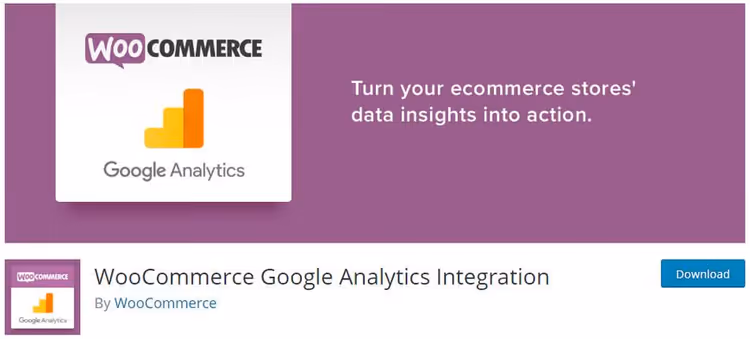 WooCommerce-integrasjonsinnstillinger med Google Analytics