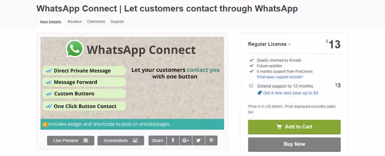 WhatsApp Connect: chat-ponnahdusikkuna shortcode-muokkauksella