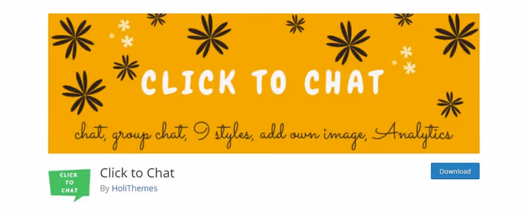 Click to Chat: WhatsApp-painike, 8 valmista tyyliä ja yli 500 000 asennusta