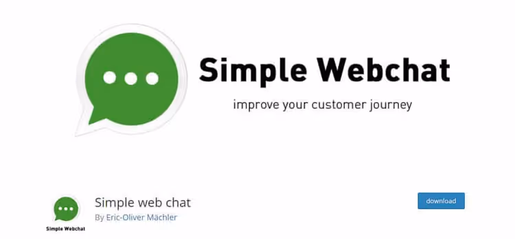 Simple Webchat: kevyt WordPress WhatsApp -chat ilman evästeitä