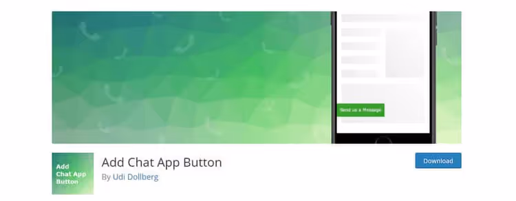 Add Chat App Button: WhatsApp-painikkeen määritys tyylin valinnalla