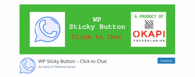 WP Sticky Button: sivulla pysyvä WhatsApp-painike näkyvyysasetuksilla
