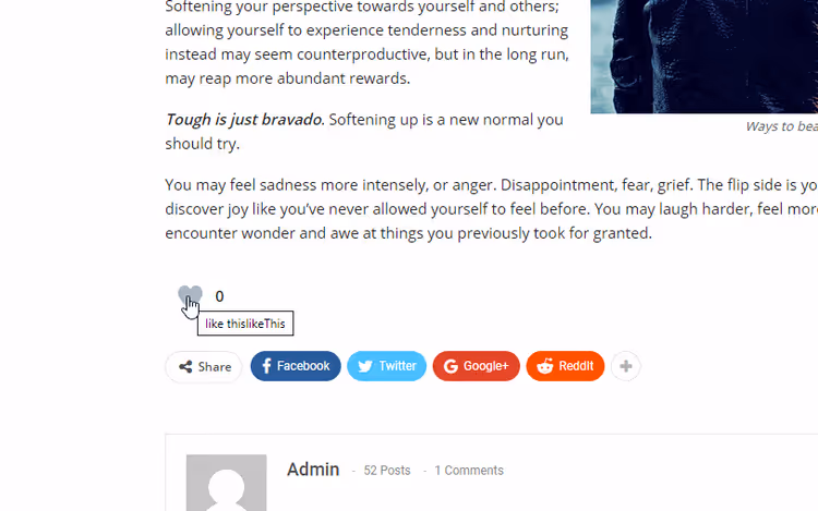 WP ULike button appearance customization panel