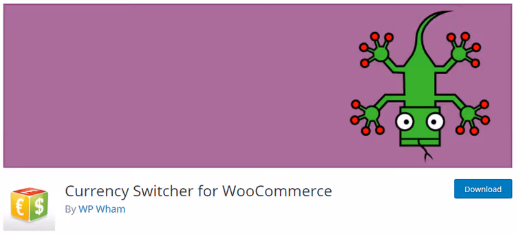Einstellungsseite des Currency Switcher for WooCommerce Plugins