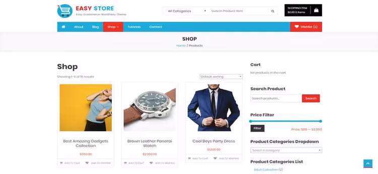TopShop teema konversiooniplokkidega