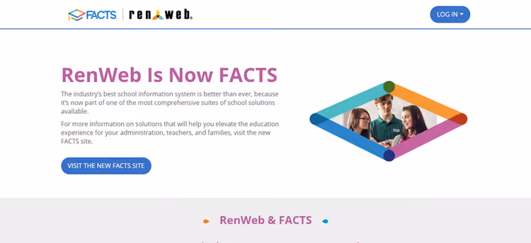 Сайт системи RenWeb на WordPress