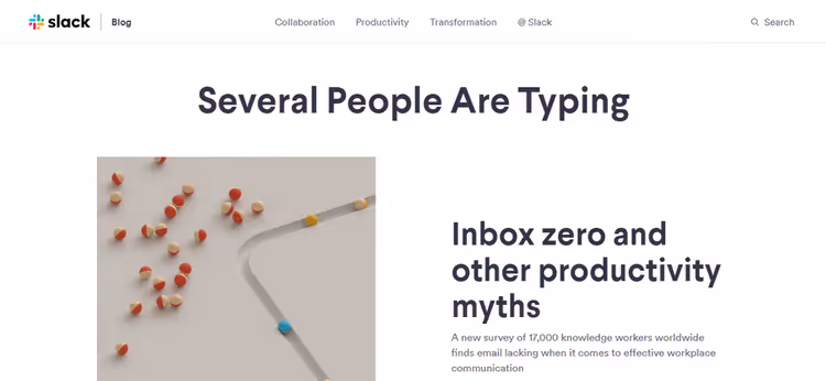 Блог Slack на WordPress