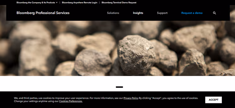 Блог Bloomberg Professional на WordPress