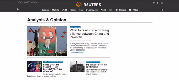 Блоги Reuters на WordPress