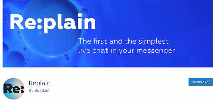 Replain sitt panel for chatadministrasjon for Telegram og WhatsApp