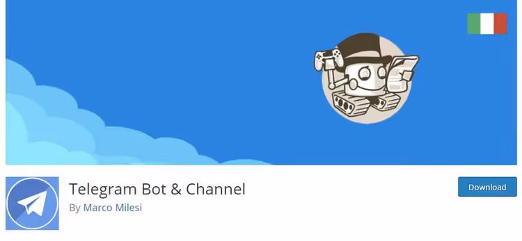 Grensesnitt for oppsett av Telegram Bot & Channel
