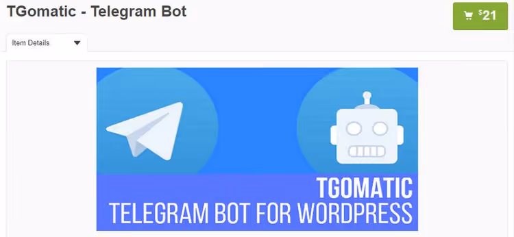 TGomatic-utvidelse for automatisering av Telegram fra WordPress