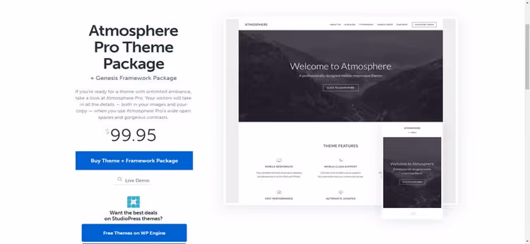 Tema Atmosphere Pro su Genesis Framework