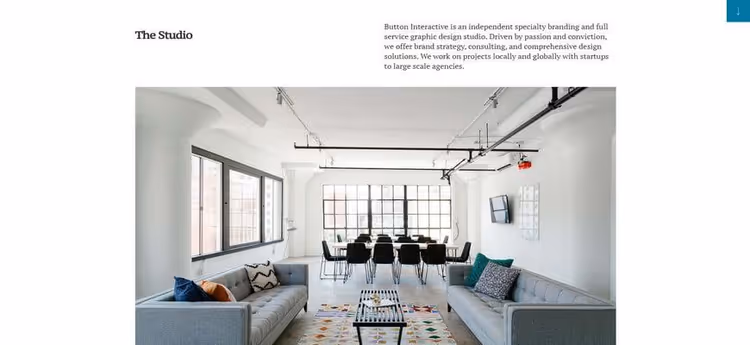 Template Button Interactive, portfolio graphic designer
