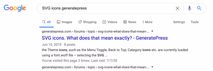 Ustawienia wyłączania Google Fonts w interfejsie GeneratePress